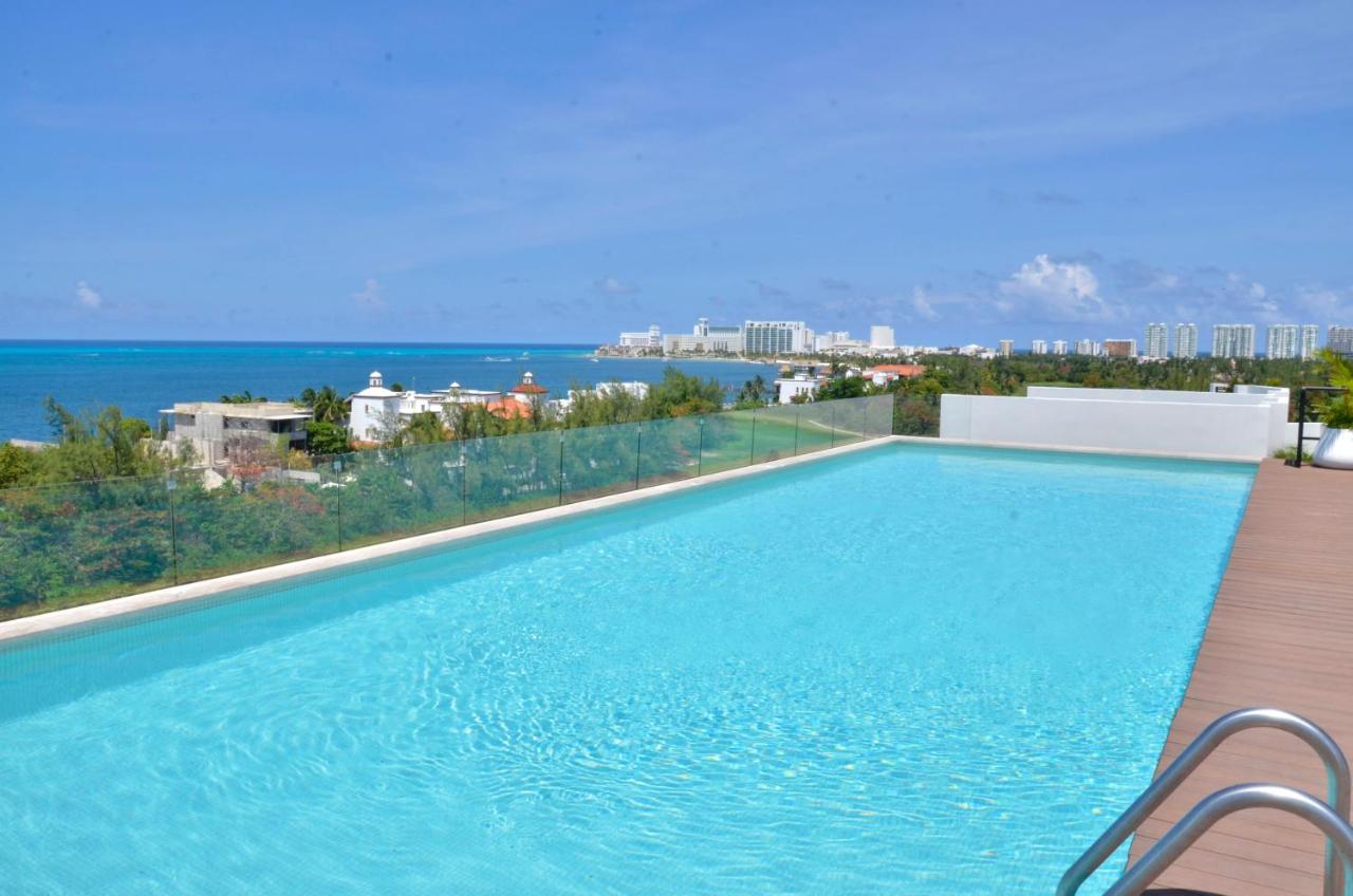 Takh Sea View Apartment Cancún Kültér fotó
